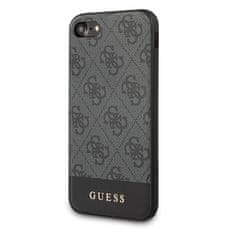 Guess GUESS GUHCI8G4GLGR IPHONE 7/8/SE 2020 /SE 2022 ŠEDÝ/ŠEDÝ PEVNÝ OBAL 4G STRIPE COLLECTION