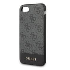 Guess GUESS GUHCI8G4GLGR IPHONE 7/8/SE 2020 /SE 2022 ŠEDÝ/ŠEDÝ PEVNÝ OBAL 4G STRIPE COLLECTION