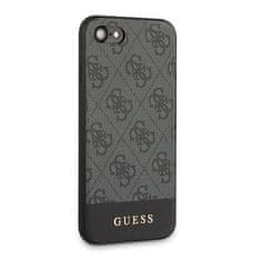 Guess GUESS GUHCI8G4GLGR IPHONE 7/8/SE 2020 /SE 2022 ŠEDÝ/ŠEDÝ PEVNÝ OBAL 4G STRIPE COLLECTION