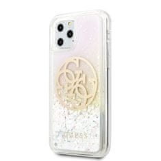 Guess PEVNÉ POUZDRO GUESS GUHCN58LGIRGP IPHONE 11 PRO GRADIENT LIQUID GLITTER CIRCLE LOGO