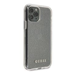 Guess GUESS GUHCN58PCGLSI IPHONE 11 PRO STŘÍBRNÝ/STŘÍBRNÝ PEVNÝ OBAL GLITTER