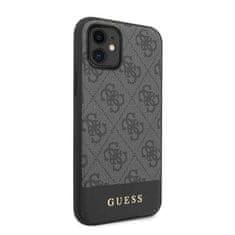 Guess GUESS GUHCN61G4GLGR IPHONE 11 6,1" / XR ŠEDÝ/ŠEDÝ PEVNÝ OBAL 4G STRIPE COLLECTION