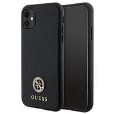 Guess GUESS GUHCN61PS4DGPK IPHONE 11 / XR 6,1" ČERNÝ/ČERNÝ PEVNÝ OBAL STRASS METAL LOGO