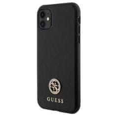 Guess GUESS GUHCN61PS4DGPK IPHONE 11 / XR 6,1" ČERNÝ/ČERNÝ PEVNÝ OBAL STRASS METAL LOGO