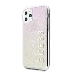 Guess GUESS GUHCN65PCUGLGPI IPHONE 11 PRO MAX RŮŽOVÉ ZLATO/ZLATO RŮŽOVÉ PEVNÉ POUZDRO GRADIENT GLITTER