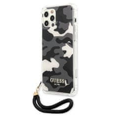 Guess GUESS GUHCP12LKSARBK IPHONE 12 PRO MAX 6,7" ČERNO/ČERNÉ PEVNÉ POUZDRO CAMO COLLECTION