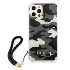 Guess GUESS GUHCP12LKSARBK IPHONE 12 PRO MAX 6,7" ČERNO/ČERNÉ PEVNÉ POUZDRO CAMO COLLECTION