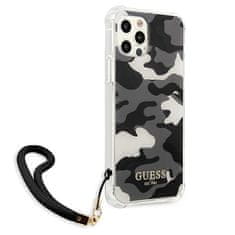 Guess GUESS GUHCP12LKSARBK IPHONE 12 PRO MAX 6,7" ČERNO/ČERNÉ PEVNÉ POUZDRO CAMO COLLECTION