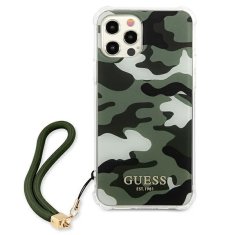 Guess GUESS GUHCP12MKSARKA IPHONE 12/12 PRO 6,1" ZELENÝ/KHAKI PEVNÝ OBAL CAMO COLLECTION