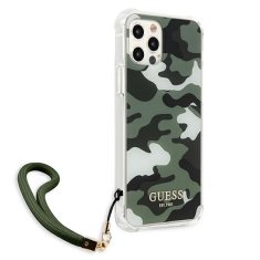 Guess GUESS GUHCP12MKSARKA IPHONE 12/12 PRO 6,1" ZELENÝ/KHAKI PEVNÝ OBAL CAMO COLLECTION