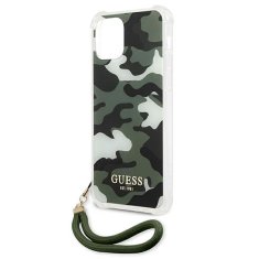 Guess GUESS GUHCP12MKSARKA IPHONE 12/12 PRO 6,1" ZELENÝ/KHAKI PEVNÝ OBAL CAMO COLLECTION