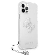 Guess GUESS GUHCP12LKS4GSI IPHONE 12 PRO MAX 6,7" PRŮHLEDNÝ PEVNÝ OBAL 4G SILVER CHARMS COLLECTION