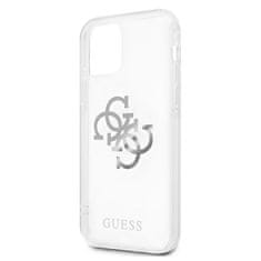 Guess GUESS GUHCP12LKS4GSI IPHONE 12 PRO MAX 6,7" PRŮHLEDNÝ PEVNÝ OBAL 4G SILVER CHARMS COLLECTION