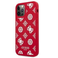 Guess GUESS GUHCP12LLSPEWRE IPHONE 12 PRO MAX 6,7" ČERVENÝ/ČERVENÝ PEVNÝ OBAL PEONY COLLECTION