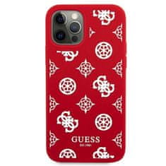 Guess GUESS GUHCP12LLSPEWRE IPHONE 12 PRO MAX 6,7" ČERVENÝ/ČERVENÝ PEVNÝ OBAL PEONY COLLECTION