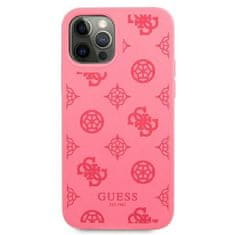 Guess GUESS GUHCP12LLSPEFU IPHONE 12 PRO MAX 6,7" FUCHSIOVÝ/FUCHSIOVÝ PEVNÝ OBAL PEONY COLLECTION