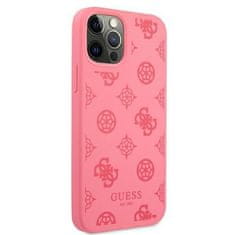 Guess GUESS GUHCP12LLSPEFU IPHONE 12 PRO MAX 6,7" FUCHSIOVÝ/FUCHSIOVÝ PEVNÝ OBAL PEONY COLLECTION