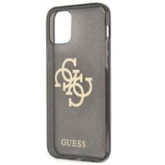 Guess GUESS GUHCP12LPCUGL4GBK IPHONE 12 PRO MAX 6,7" ČERNO/ČERNÉ PEVNÉ POUZDRO GLITTER 4G BIG LOGO