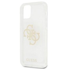 Guess GUESS GUHCP12LPCUGL4GTR IPHONE 12 PRO MAX 6,7" PRŮHLEDNÉ PEVNÉ POUZDRO GLITTER 4G BIG LOGO