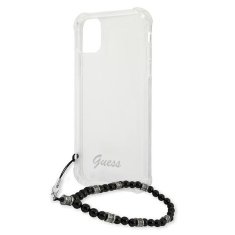 Guess GUESS GUHCP12MKPSBK IPHONE 12/12 PRO 6,1" PRŮHLEDNÝ PEVNÝ OBAL BLACK PEARL