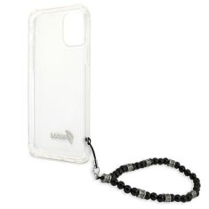 Guess GUESS GUHCP12MKPSBK IPHONE 12/12 PRO 6,1" PRŮHLEDNÝ PEVNÝ OBAL BLACK PEARL