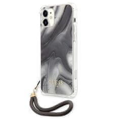 Guess GUESS GUHCP12SKSMAGR IPHONE 12 MINI 5,4" ŠEDÝ/ŠEDÝ PEVNÝ OBAL MARBLE COLLECTION