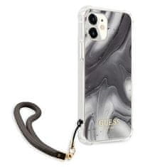 Guess GUESS GUHCP12SKSMAGR IPHONE 12 MINI 5,4" ŠEDÝ/ŠEDÝ PEVNÝ OBAL MARBLE COLLECTION