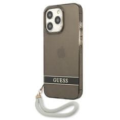 Guess GUESS GUHCP13LHTSGSK IPHONE 13 PRO / 13 6,1" ČERNO/ČERNÉ PEVNÉ POUZDRO TRANSLUCENT STAP