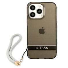 Guess GUESS GUHCP13LHTSGSK IPHONE 13 PRO / 13 6,1" ČERNO/ČERNÉ PEVNÉ POUZDRO TRANSLUCENT STAP