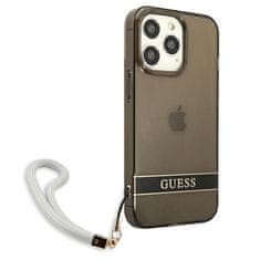 Guess GUESS GUHCP13LHTSGSK IPHONE 13 PRO / 13 6,1" ČERNO/ČERNÉ PEVNÉ POUZDRO TRANSLUCENT STAP