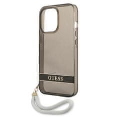 Guess GUESS GUHCP13LHTSGSK IPHONE 13 PRO / 13 6,1" ČERNO/ČERNÉ PEVNÉ POUZDRO TRANSLUCENT STAP