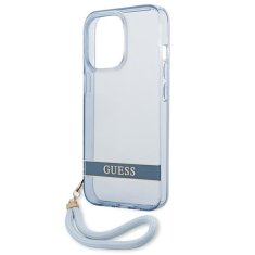 Guess GUESS GUHCP13LHTSGSB IPHONE 13 PRO / 13 6,1" MODRO/MODRÉ PEVNÉ POUZDRO TRANSLUCENT STAP