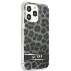 Guess GUESS GUHCP13LHSLEOK IPHONE 13 PRO / 13 6,1" ŠEDÝ/ŠEDÝ PEVNÝ OBAL LEOPARD