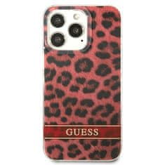 Guess GUESS GUHCP13LHSLEOR IPHONE 13 PRO / 13 6,1" ČERVENÝ/ČERVENÝ PEVNÝ OBAL LEOPARD