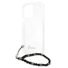 Guess GUESS GUHCP13XKPSBK IPHONE 13 PRO MAX 6,7" PRŮHLEDNÝ PEVNÝ OBAL BLACK PEARL