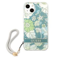 Guess GUESS GUHCP13MHFLSN IPHONE 13/14/15 6,1" ZELENÉ/ZELENÉ PEVNÉ POUZDRO FLOWER STRAP