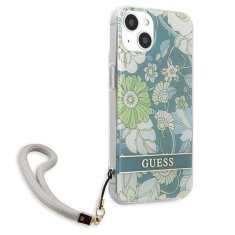 Guess GUESS GUHCP13MHFLSN IPHONE 13/14/15 6,1" ZELENÉ/ZELENÉ PEVNÉ POUZDRO FLOWER STRAP