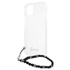 Guess GUESS GUHCP13MKPSBK IPHONE 13 / 14 / 15 6,1" PRŮHLEDNÉ PEVNÉ POUZDRO BLACK PEARL