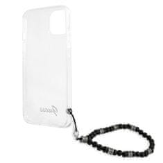 Guess GUESS GUHCP13MKPSBK IPHONE 13 / 14 / 15 6,1" PRŮHLEDNÉ PEVNÉ POUZDRO BLACK PEARL