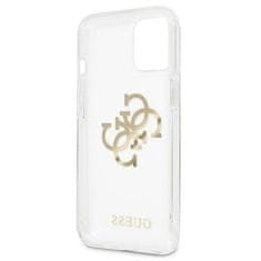 Guess GUESS GUHCP13SKS4GGO IPHONE 13 MINI 5,4" PRŮHLEDNÝ PEVNÝ OBAL 4G GOLD CHARMS COLLECTION