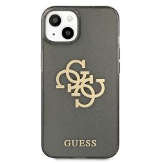 Guess GUESS GUHCP13SPCUGL4GBK IPHONE 13 MINI 5,4" ČERNÉ/ČERNÉ PEVNÉ POUZDRO GLITTER 4G BIG LOGO