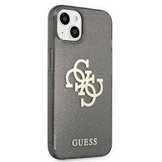 Guess GUESS GUHCP13SPCUGL4GBK IPHONE 13 MINI 5,4" ČERNÉ/ČERNÉ PEVNÉ POUZDRO GLITTER 4G BIG LOGO