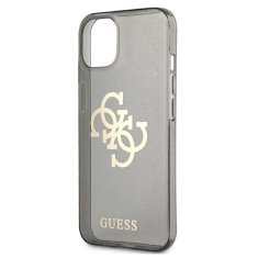 Guess GUESS GUHCP13SPCUGL4GBK IPHONE 13 MINI 5,4" ČERNÉ/ČERNÉ PEVNÉ POUZDRO GLITTER 4G BIG LOGO