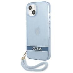 Guess GUESS GUHCP13SHTSGSB IPHONE 13 MINI 5,4" MODRO/MODRÉ PEVNÉ POUZDRO TRANSLUCENT STAP