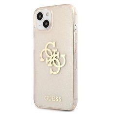 Guess GUESS GUHCP13SPCUGL4GGO IPHONE 13 MINI 5,4" ZLATÝ/ZLATÝ PEVNÝ OBAL GLITTER 4G BIG LOGO