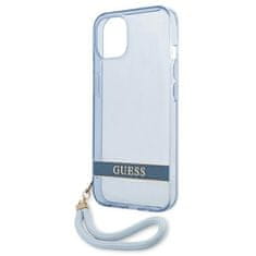 Guess GUESS GUHCP13SHTSGSB IPHONE 13 MINI 5,4" MODRO/MODRÉ PEVNÉ POUZDRO TRANSLUCENT STAP