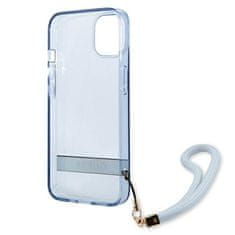 Guess GUESS GUHCP13SHTSGSB IPHONE 13 MINI 5,4" MODRO/MODRÉ PEVNÉ POUZDRO TRANSLUCENT STAP