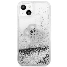 Guess GUESS GUHCP13SLG4GSI IPHONE 13 MINI 5,4" STŘÍBRNÝ/STŘÍBRNÝ PEVNÝ OBAL 4G BIG LIQUID GLITTER