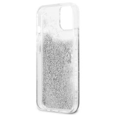 Guess GUESS GUHCP13SLG4GSI IPHONE 13 MINI 5,4" STŘÍBRNÝ/STŘÍBRNÝ PEVNÝ OBAL 4G BIG LIQUID GLITTER