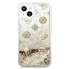 Guess GUESS GUHCP13SLGPEGO IPHONE 13 MINI 5,4" ZLATÝ/ZLATÝ PEVNÝ OBAL PIVOŇKA LIQUID GLITTER